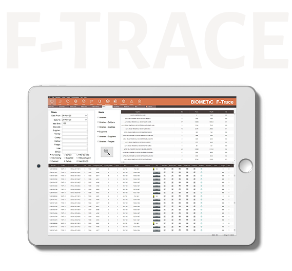 BIOMETiC | F-Trace Software für Lebensmittelsicherheit und Markenschutz