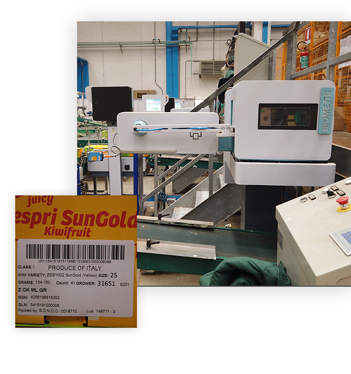 biometic optilabel flexible labeling system applications